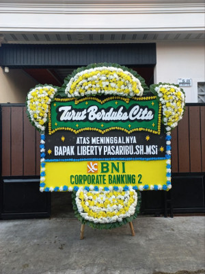 Papan Bunga Duka di Prabumulih Utara