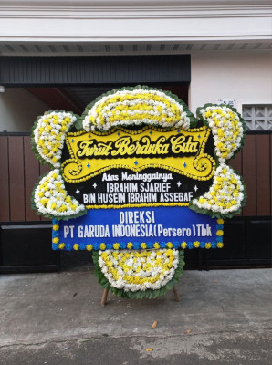 Papan Bunga Duka di Prabumulih Utara
