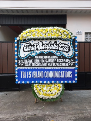 Papan Bunga Duka di Prabumulih Utara